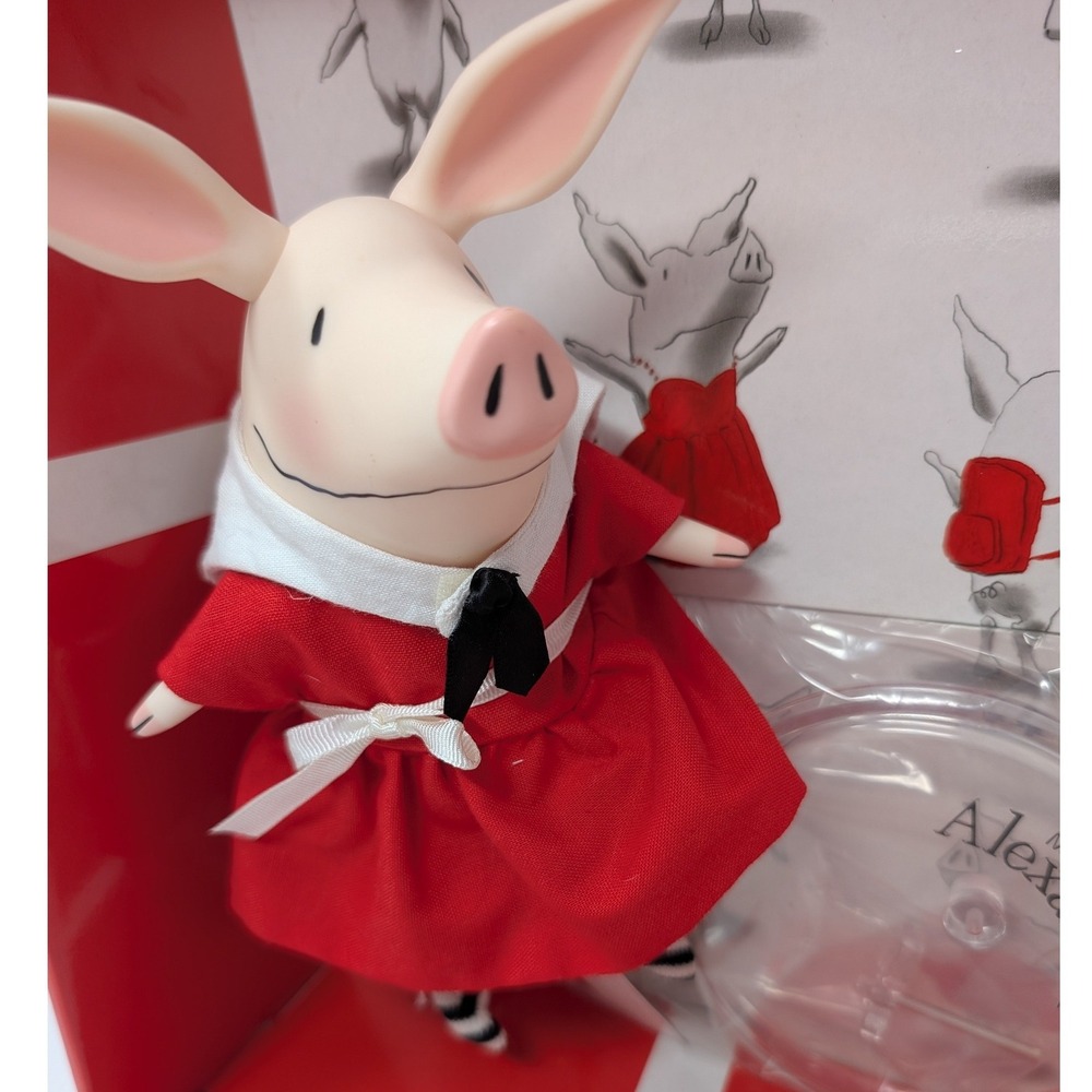 Madame Alexander Olivia the Pig Trunk Set FAO Schwarz 2001 Ian Falconer Doll - Picture 5 of 16